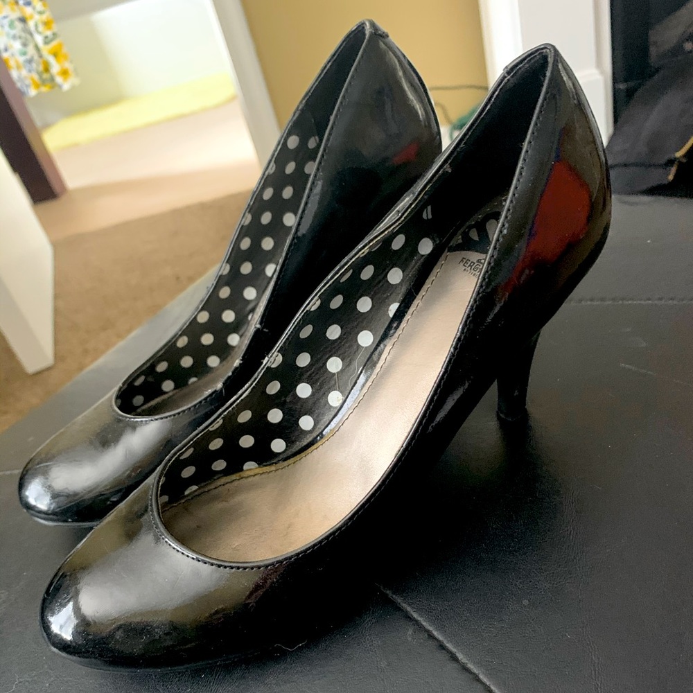 black heels
